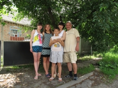 Serge und seine Familie, meine Gastfamilie